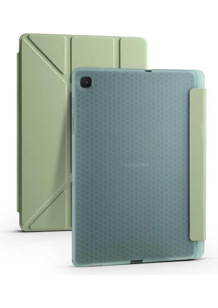 Galaxy Tab A7 10.4 T500 2020 Kılıf Kalem Bölmeli Smart Cover Standlı Kapaklı