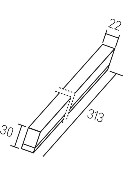 AN10-00430 4W 6500K Beyaz Merkür LED Bant Armatür 30 cm fiyatları