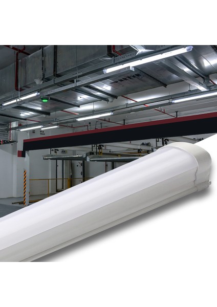 Inoled 40W 6500K Beyaz LED Etanj Armatür 120CM İN-TLS-2914-01