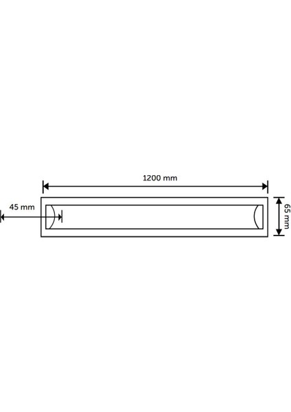 Inoled 40W 6500K Beyaz LED Etanj Armatür 120CM İN-TLS-2914-01