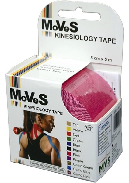 Kinesio Bandı Pembe- Mvs Sporcu Bandı Pembe