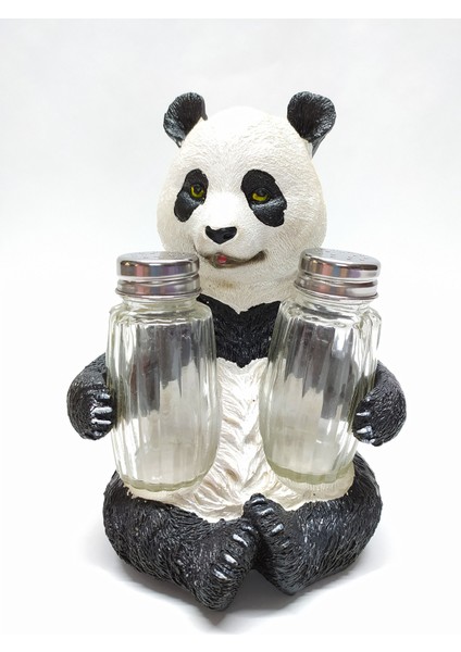 Sevimli Panda Tasarım Dekoratif Büyük Tuzluk Biblo fiyatları