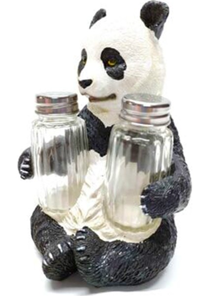 Sevimli Panda Tasarım Dekoratif Büyük Tuzluk Biblo modelleri