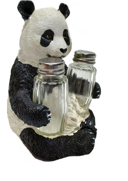 Sevimli Panda Tasarım Dekoratif Büyük Tuzluk Biblo fırsatları
