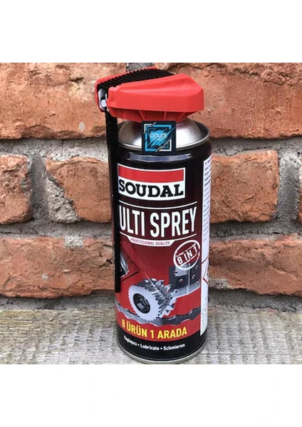 400 ml Pas Sökücü Soudal Multi Sprey Çok Amaçlı Yağlayıcı Temizleyici Sudan Koruyucu Korozyona Dayanıklı Agmair