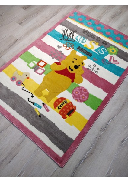 Disney Halı Çocuk Odası Halısı D200 Winnie 120x180 Cm