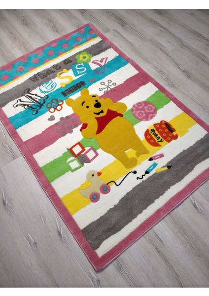 Disney Halı Çocuk Odası Halısı D200 Winnie 120x180 Cm