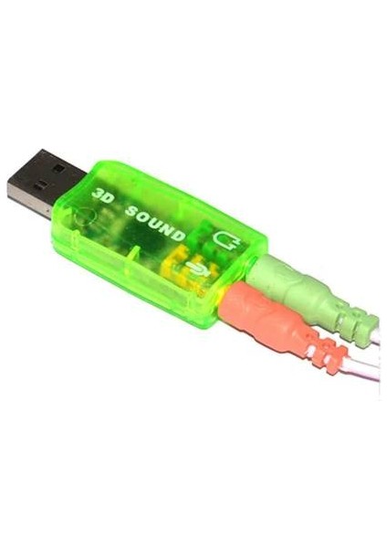 PLH-112 USB Ses Kartı Yeşil