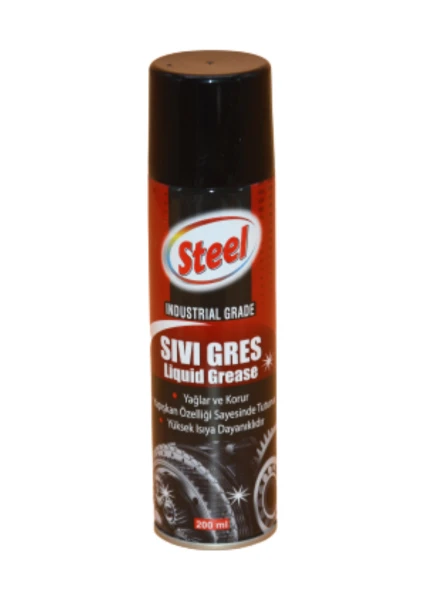 Steel Sıvı Gress 200 ml