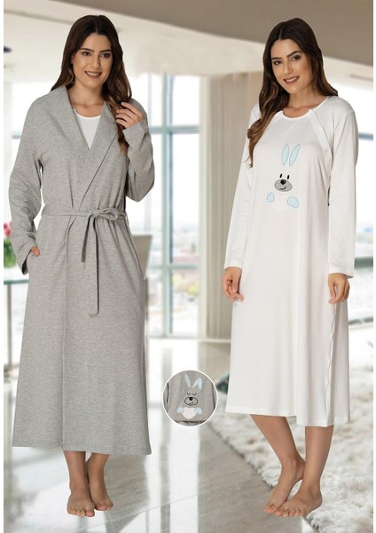 3092 Lohusa Gecelik Sabahlık Takım