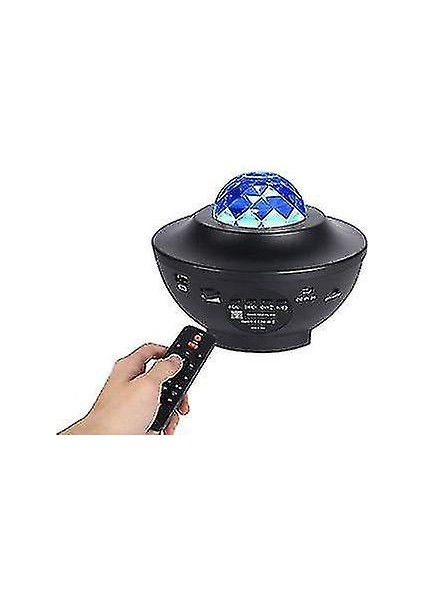 360 Derece Dönen Projeksiyon Lambası ile Yıldız Projektör Gece Lambası (Yurt Dışından)