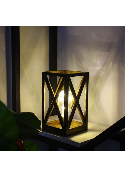 Bedside Table Lamp, Vintage Desk Lamp With LED String Lights & Timer, Battery Lamp, Decorative Lantern Lamps, Kids Night Light For Home Bedr (Yurt Dışından)