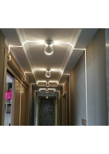 LED Pencere Silt Işık Renkli Uzaktan Koridor Işık 360 Derece Ray Kapı Çerçevesi Hattı Duvar Lambaları Otel Aisle Bar Aile (Sıcak) (Yurt Dışından)
