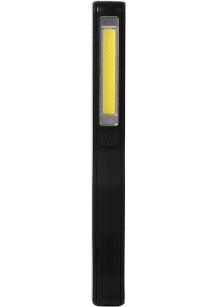 Tnfeeon 1pc Portable LED Hand Torch USB Rechargeable Magnet Clip Work Light Inspection Lamp(Black) (Yurt Dışından)