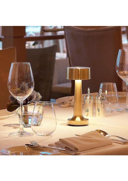 Lambalar Dokunmatik Sensör Çubuğu Şarj Edilebilir Masa Lambaları Altın (Yurt Dışından) indirimleri