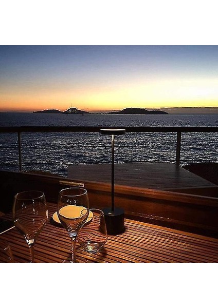 Akülü LED Masa Lambası Taşınabilir USB Şarj Edilebilir (Siyah) (Yurt Dışından) indirimleri