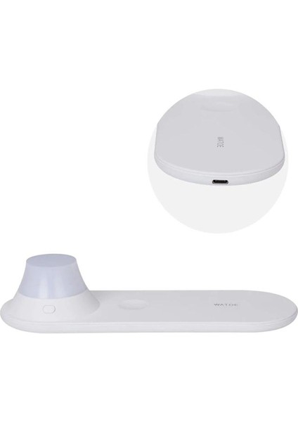10 W Qi Hızlı Kablosuz Şarj Masa Gece Lambası iPhone x Xr Xs Cep Telefonu Şarj Tutucu Gece Light Cep Telefonu Accessori | Kablosuz Şarj (Yurt Dışından)