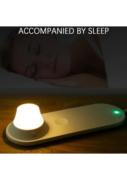 10 W Qi Hızlı Kablosuz Şarj Masa Gece Lambası iPhone x Xr Xs Cep Telefonu Şarj Tutucu Gece Light Cep Telefonu Accessori | Kablosuz Şarj (Yurt Dışından)