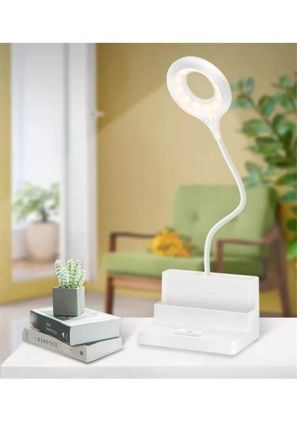 Yaratıcı 3 In1 LED Kalem Tutucu Masa Işık USB Şarj Öğrenci Okuma Kitap Lambası Dokunmatik Yatak Odası Başucu Göz Koruma Masa Lambaları | Masa Lambaları (Yurt Dışından) fiyatları