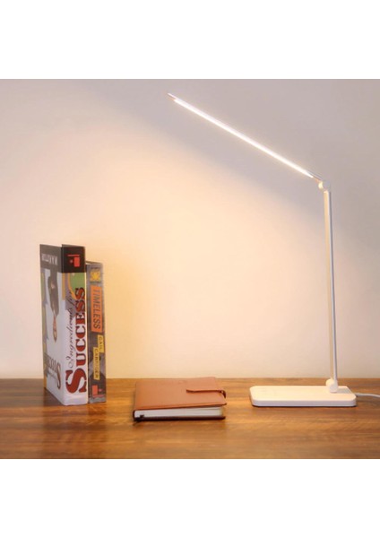 Kademesiz Dim Masa Okuma Işık Katlanabilir Dönebilen Dokunmatik Anahtarı LED Masa Lambası Dc 5 V USB Şarj Portu Zamanlama Masası Lambası | Masa Lambaları (Yurt Dışından) fırsatları