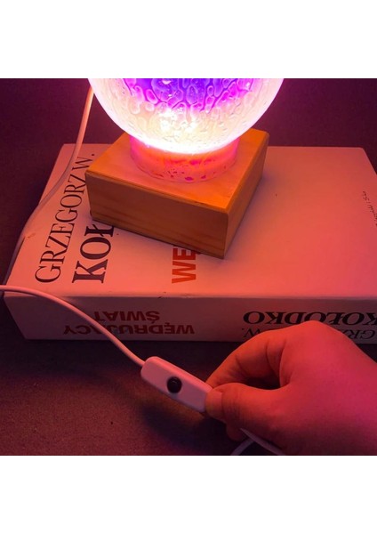 Dim Sunset Projeksiyon Lambası Yeni Güncelleme Sürüm Günbatımı LED Işık Düğmesi Dimmer Dc 5 V USB Gece Lambası Sunset Projektör | Masa Lambaları (Yurt Dışından)