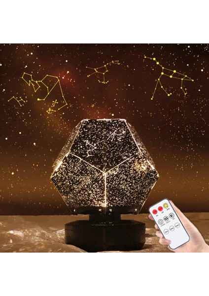 Yıldız Projektör Galaxy Lamba Işık Yıldızlı Gökyüzü Gece Lambası LED Masa Lambası Lite Starlight Nightlight Skylight Hediye Çocuklar Için | LED Gece Işıkları (Yurt Dışından)