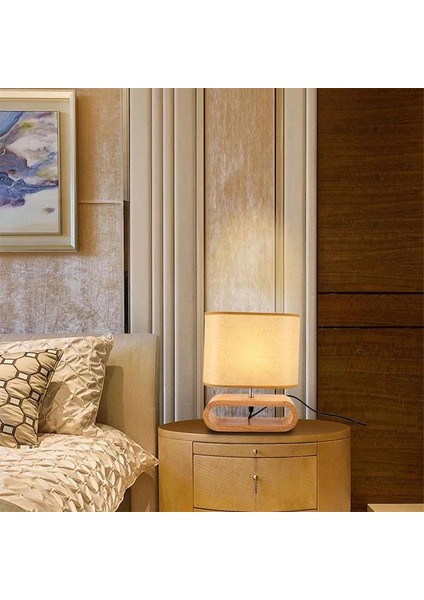 Modern Yeni Katı Ahşap Masa Lambası Oturma Odası Için Yatak Odası Sanat Dekor Masa Lambası LED Okuma Aydınlatma Armatürü | Masa Lambaları (Yurt Dışından)