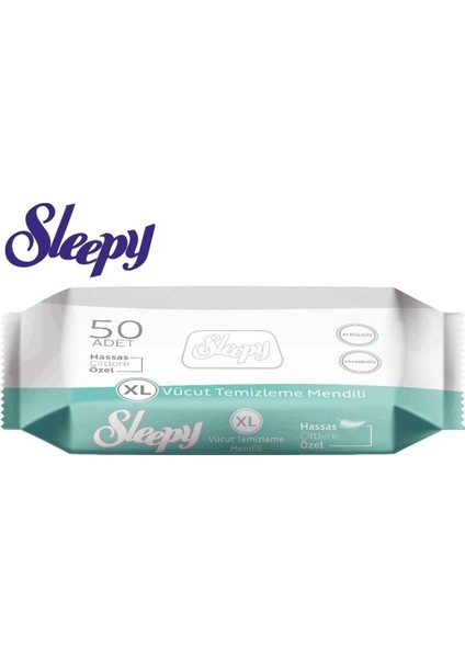 Hasta Vucüt Temizleme Islak Mendil Havlu 50 Yaprak Xl 18 Li Set (3pk*6) fiyatları