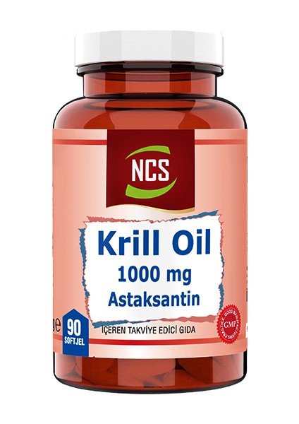 Krill Oil 1000 Mg Astaksantin 2 Mg 90 Softgel