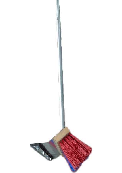 Metal Saplı Sert Pvc Kıllı Gelberili Alan Temizlik Fırçası