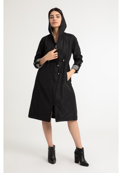 Kadın Uzun Trenchoat 9091 fiyatları