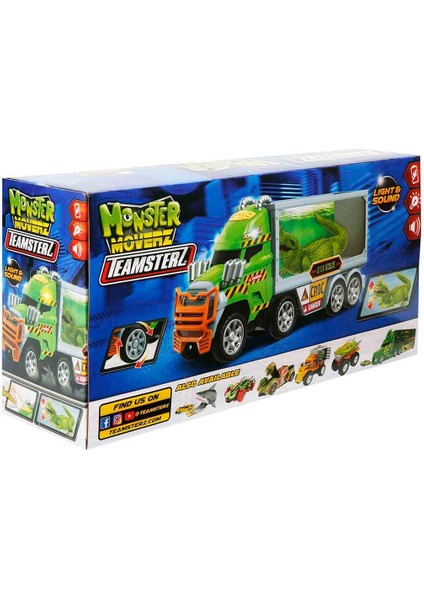 Monster Moverz Sesli ve Işıklı Timsah Kurtarma Kamyonu 40 Cm.