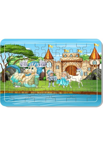 Tren A3 104 Parça Puzzle, Oyuncak, Yapboz