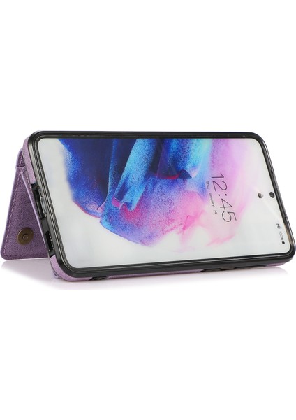 Samsung Galaxy S21 5g-(6.2 Inç) Kılıfı Için Çoklu Kart Yuvası ve Kickstand Tasarımı (Yurt Dışından) fırsatları