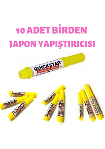 Japon Yapıştırıcı 10 Adet Birden Japon Yapıştırıcısı