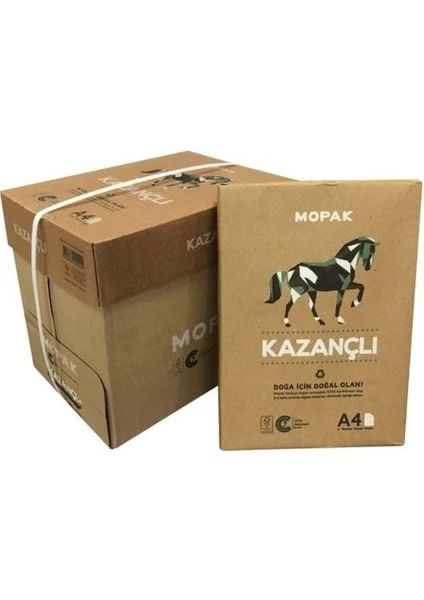 Kazançlı Ofis A4 Fotokopi Kağıdı 80 G/m² 5000 Adet (10'lu Paket)