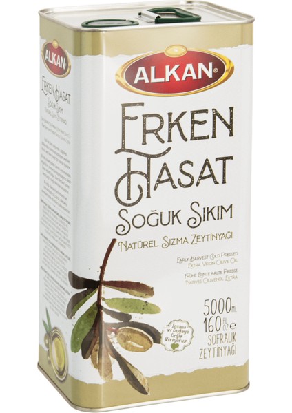 Erken Hasat Naturel Sızma Zeytinyağı 5 lt