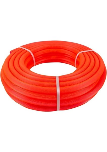 50 Metre Silikonlu Pvc Bahçe Çeşme Sulama Hortumu 11/4 ( 40 'lik ) Kırmızı