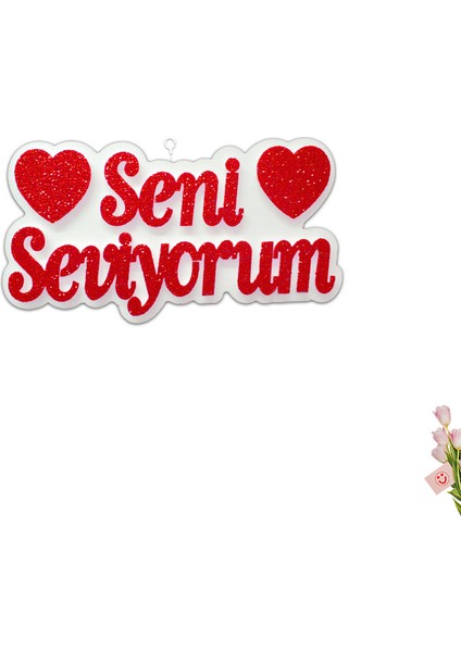 Seni Seviyorum Strafor Süs - 30cm x 17m