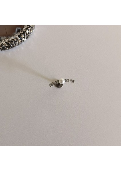 Cerrahi Çelik Incili, Zirkon Taşlı Piercing- Bar Uzunluğu 6 Mm- 1 Adet fiyatları