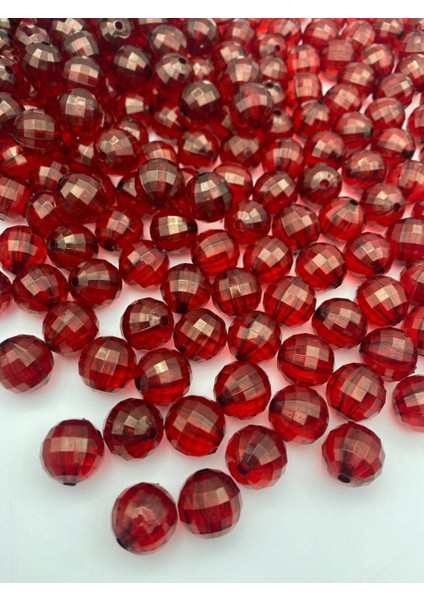 16MM Bordo Renk Akrilik Dünya Model Boncuk ,disko Topu Hobi Takı Boncuğu ( 100GR,~45ADET) fiyatları