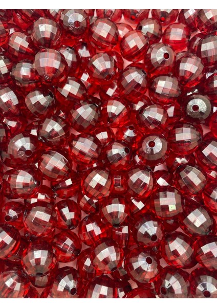 16MM Bordo Renk Akrilik Dünya Model Boncuk ,disko Topu Hobi Takı Boncuğu ( 100GR,~45ADET) modelleri