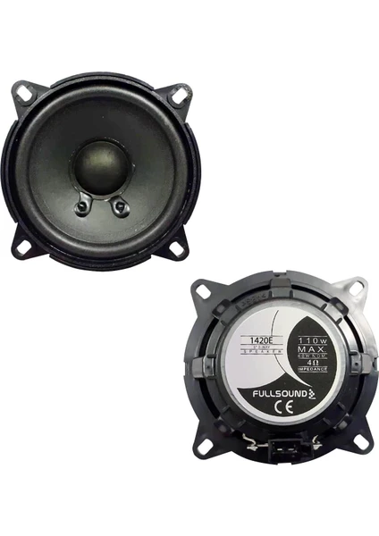 Oto Hoparlör 10CM 110W 1 Adet Fullsound K-1420E