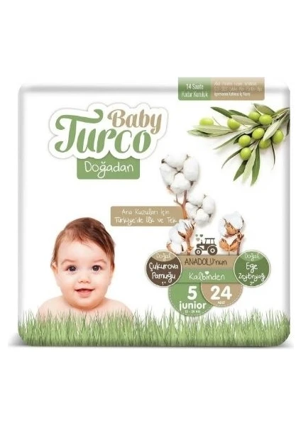 Baby Turco Doğadan 5 Numara 12-25 kg