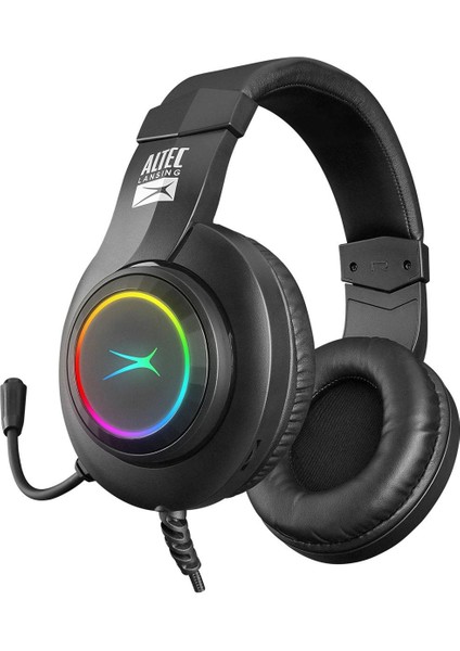 Altec Lansing ALGH9602 Ps4/xbox/mobil Uyumlu Usb+3.5mm Rainbow Gaming Mikrofonlu Kulaklık - Siyah