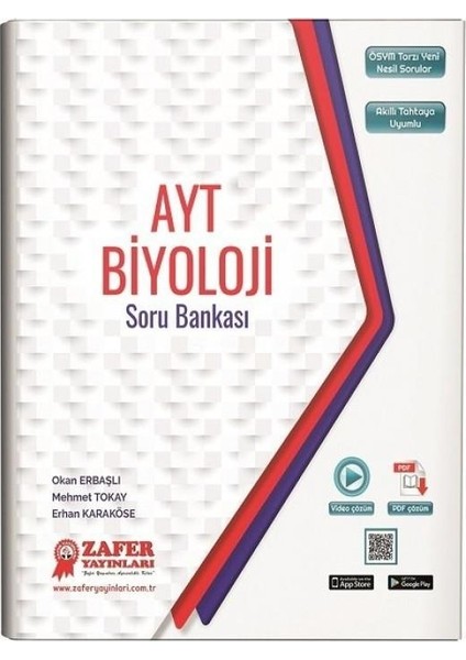 Zafer Yayınları AYT Biyoloji S B 2021 / Zafer Yayınları