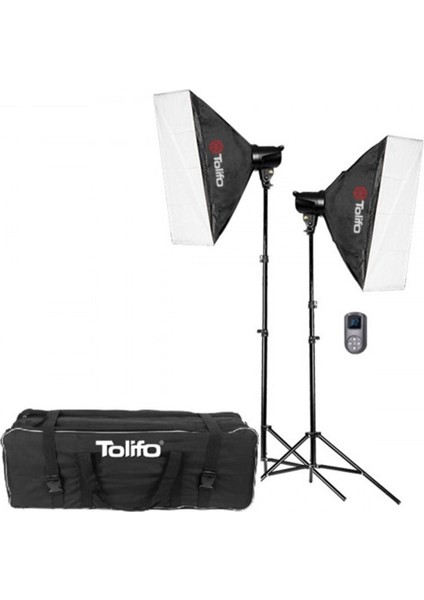 EF-60W LED Video Işığı Kit 2'li