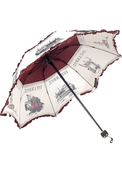 DS8815 Istanbul Desenli Temalı Kadın Şemsiye modelleri