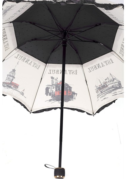 DS8814 Istanbul Desenli Temalı Kadın Şemsiye fırsatları