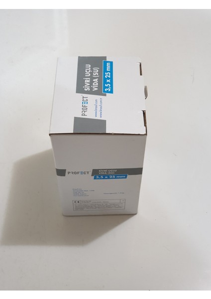 Profect Sivri Uçlu Vida (Su) 3,5 x 25 mm 1000 Adet